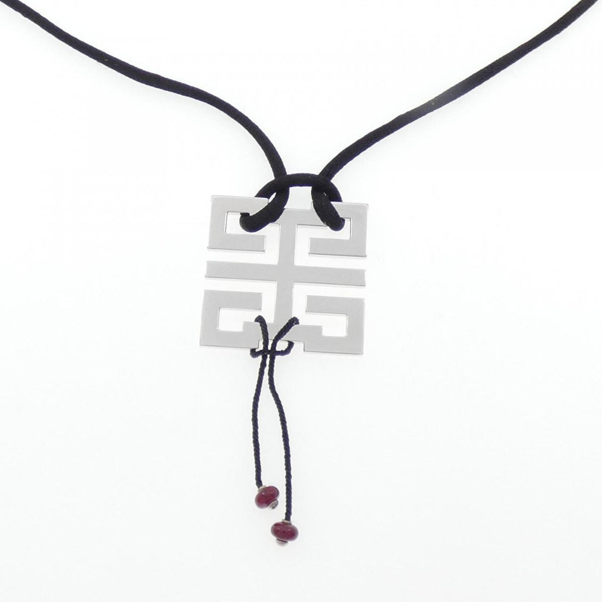 Cartier Pendant Necklace 18K White Gold with Ruby