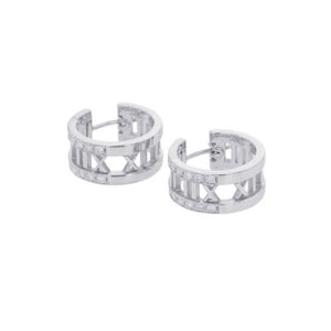 Tiffany & Co. Atlas Earrings 18K White Gold 18K White Gold - view 2