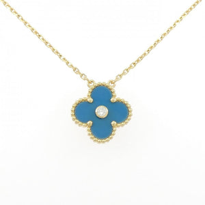 Van Cleef & Arpels Vintage Alhambra Pendant Necklace 18K Yellow Gold - view 1
