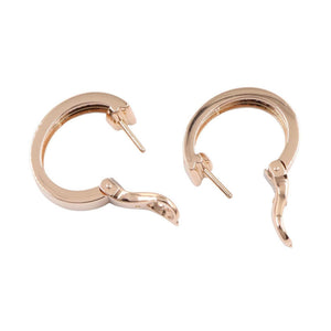 Cartier Love Hoop Earrings 18K Rose Gold with Diamond 18K Rose Gold - view 3