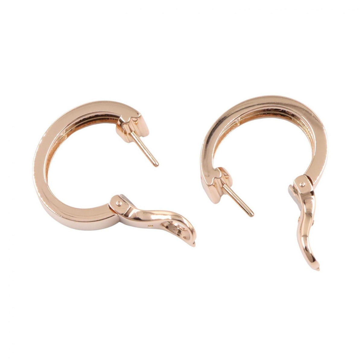 Cartier Love Hoop Earrings 18K Rose Gold with Diamond 18K Rose Gold – view 3
