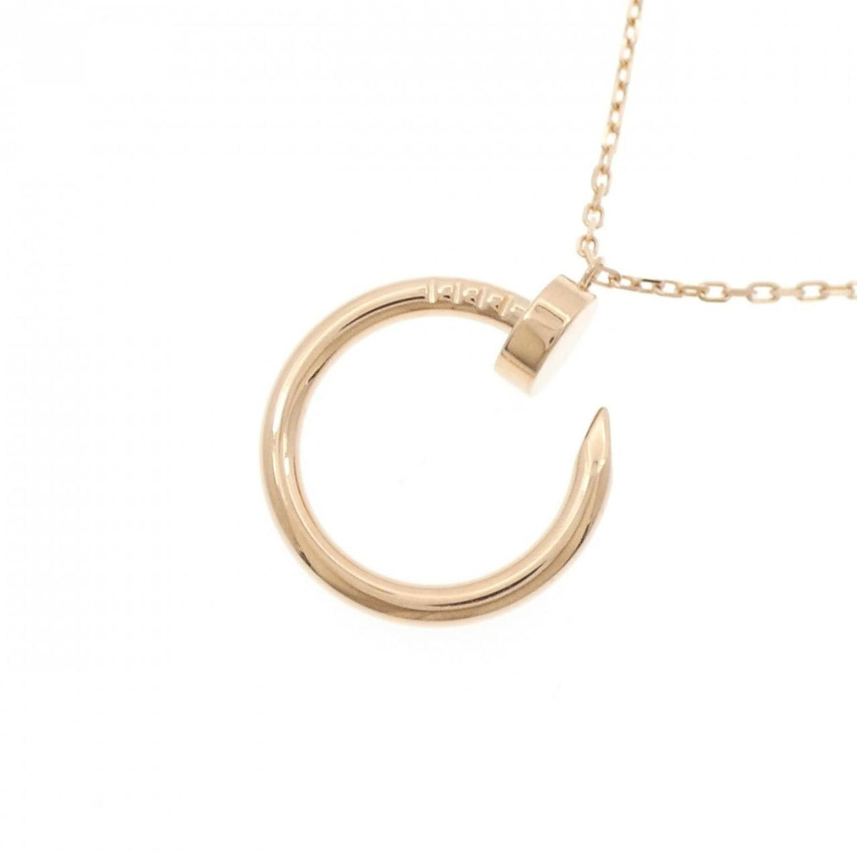 Cartier Juste un Clou Pendant Necklace 18K Rose Gold with Ruby – view 4