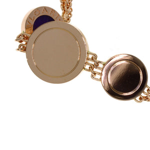 Bvlgari Pendant Necklace 18K Rose Gold with Malachite Shell and Sugilite - view 6