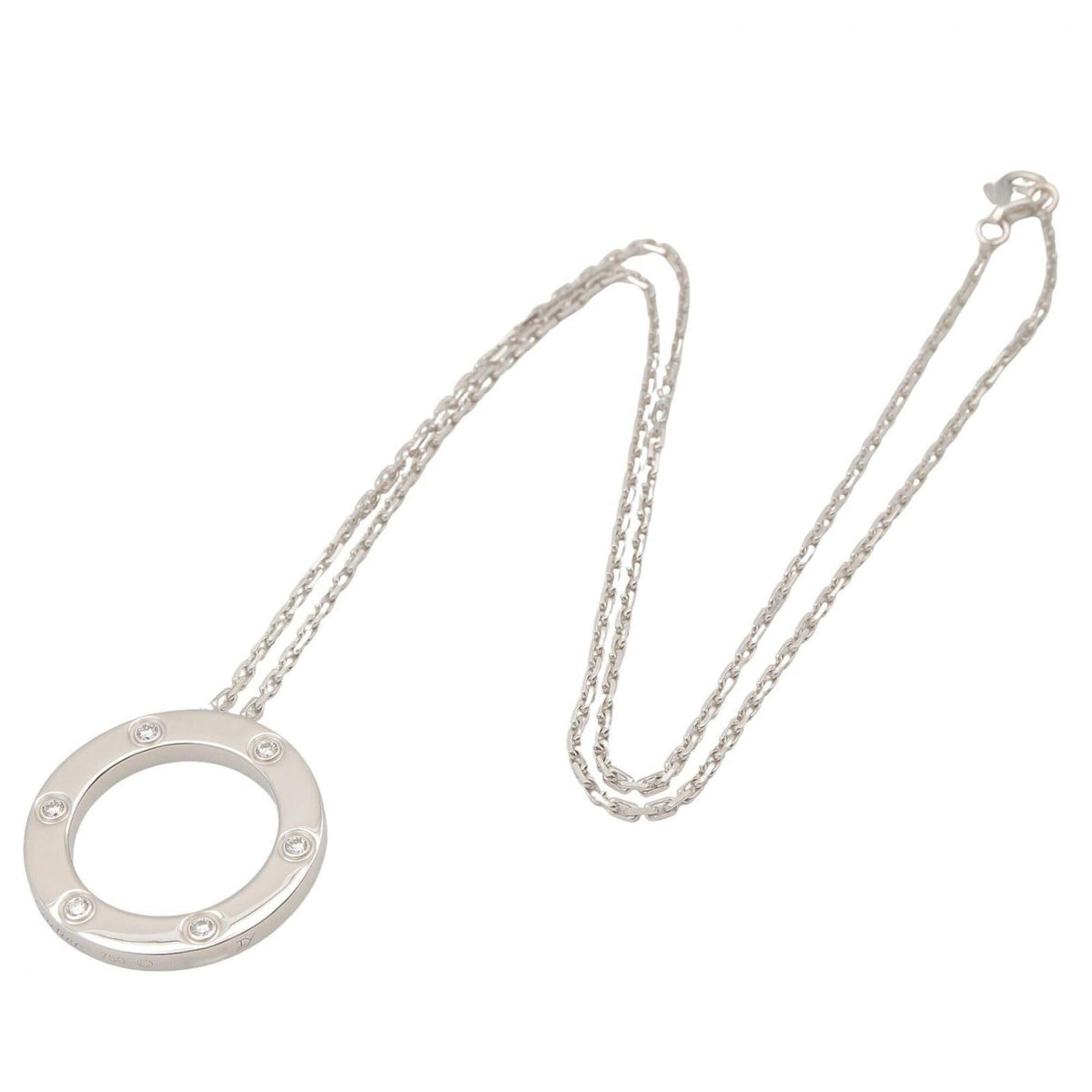 Cartier Pendant Necklace 18K White Gold With Diamond – view 2