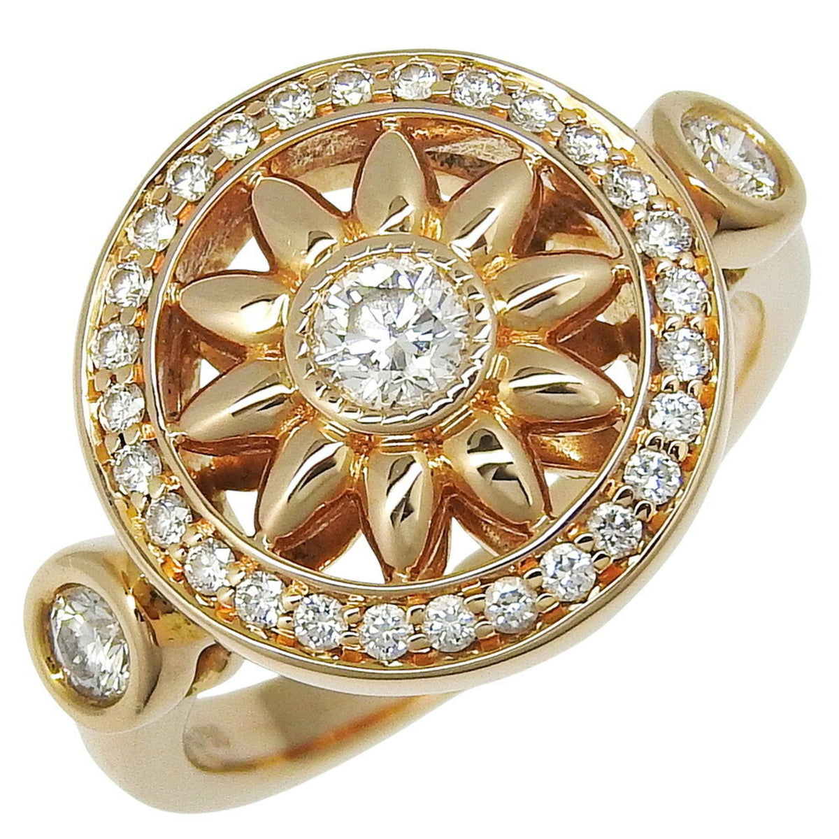 Ring 18K Yellow Gold with Diamond
