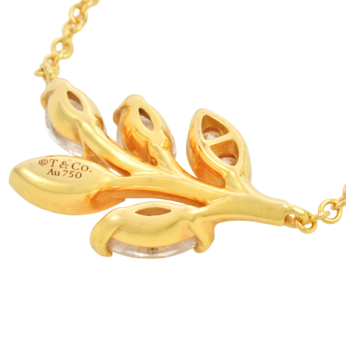 Pendant Necklace 18K Yellow Gold with Diamond