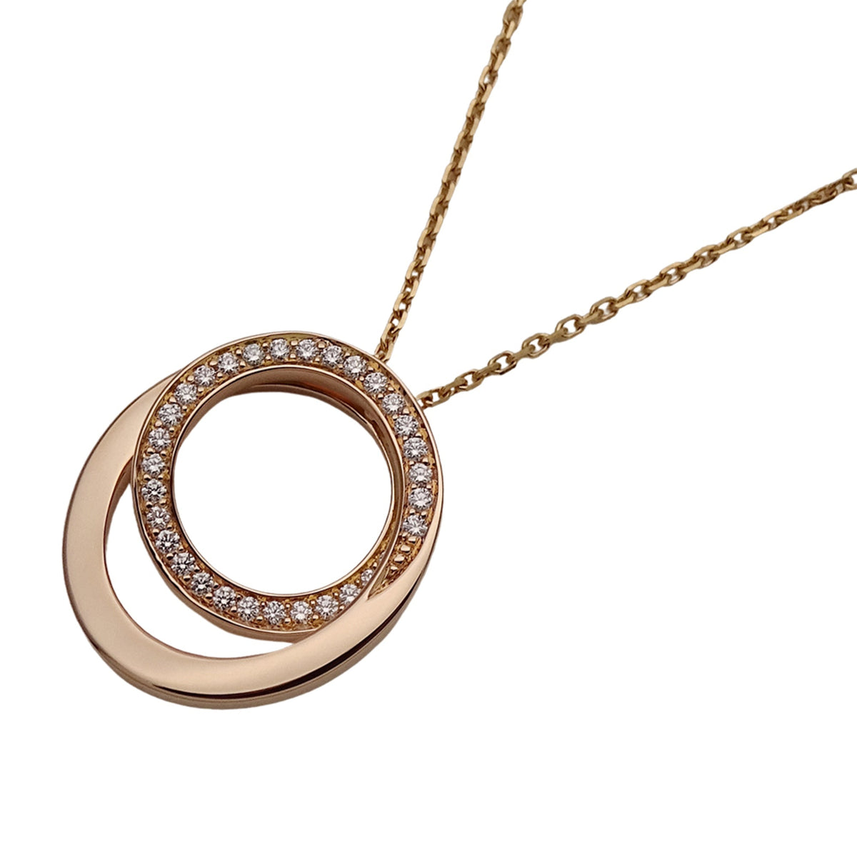 Cartier Pendant Necklace 18K Rose Gold with Diamond