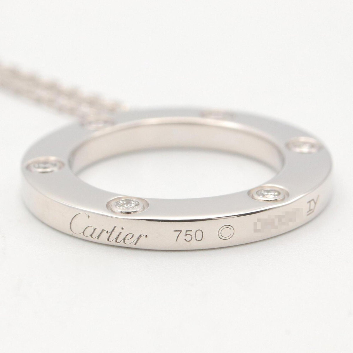 Cartier Pendant Necklace 18K White Gold With Diamond – view 3