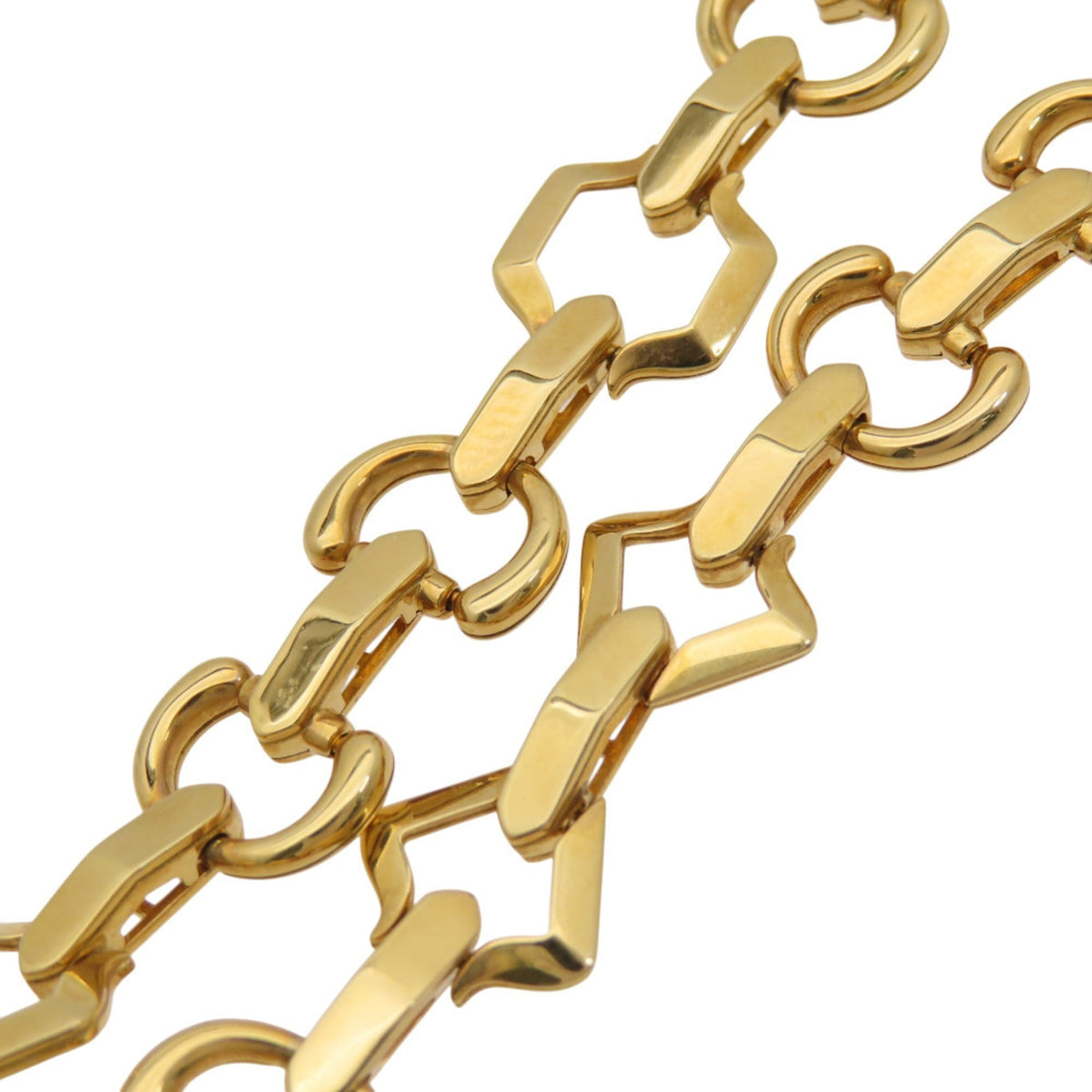 Horsebit Pendant Necklace 18K Yellow Gold