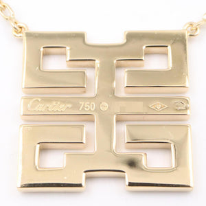 Cartier Dragon Mini Wish Knot Pendant Necklace 18K Yellow Gold with Diamond - view 3