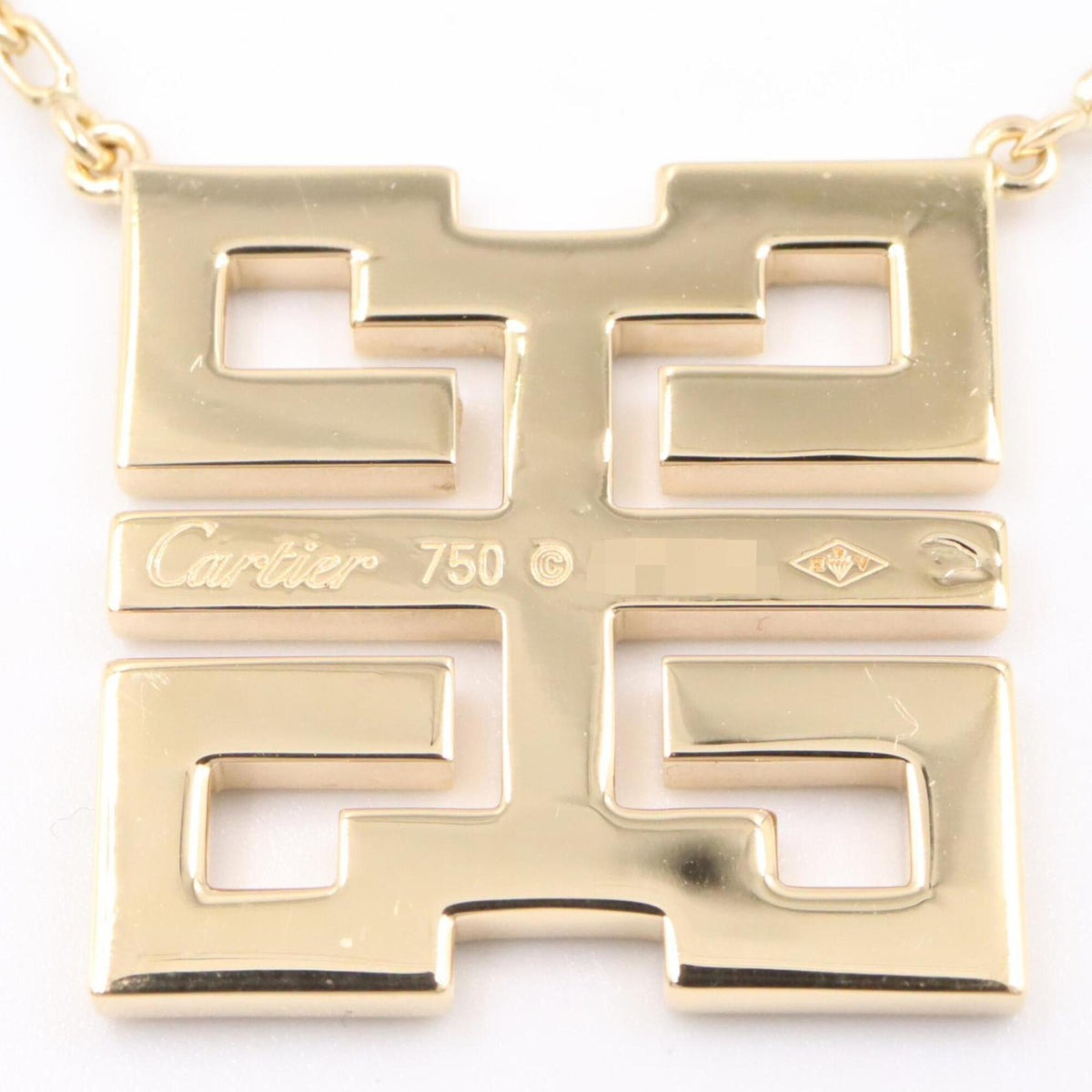 Cartier Dragon Mini Wish Knot Pendant Necklace 18K Yellow Gold with Diamond – view 3