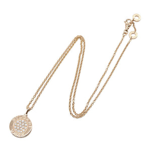 Bvlgari Pendant Necklace 18K Rose Gold with Diamond and Onyx - view 2