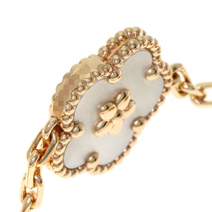 Van Cleef & Arpels Bracelet 18K Rose Gold With Carnelian Onyx And Shell - view 7