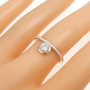 Hermes Petit Jetée Ring 18K Rose Gold With Diamond - view 5