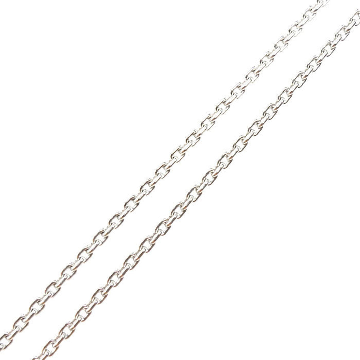 Pendant Necklace 18K White Gold Small with Diamond