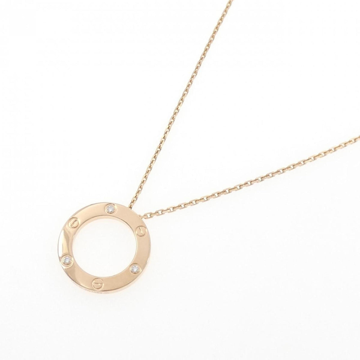 Cartier Love Pendant Necklace 18K Rose Gold with Diamond – view 2
