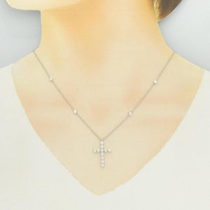 Tiffany & Co. Pendant Necklace Platinum with Diamond - view 6