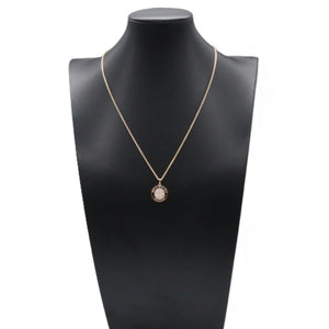 Bvlgari Pendant Necklace 18K Rose Gold with Diamond and Onyx - view 6