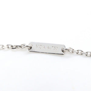 Van Cleef & Arpels Pendant Necklace 18K White Gold Mini with Diamond - view 3