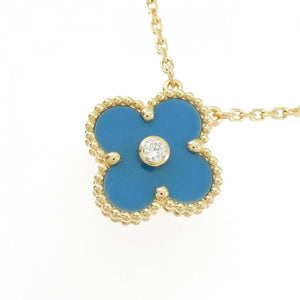Van Cleef & Arpels Vintage Alhambra Pendant Necklace 18K Yellow Gold - view 3