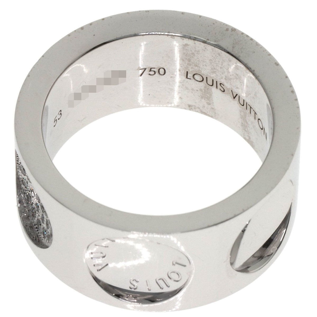 Louis Vuitton Band Ring 18K White Gold with Diamond – view 4