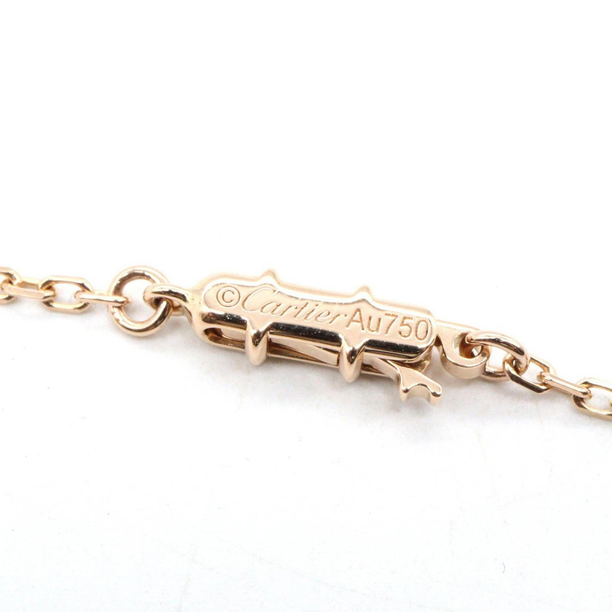 Cartier Agrafe Pendant Necklace 18K Rose Gold with Diamond – view 3