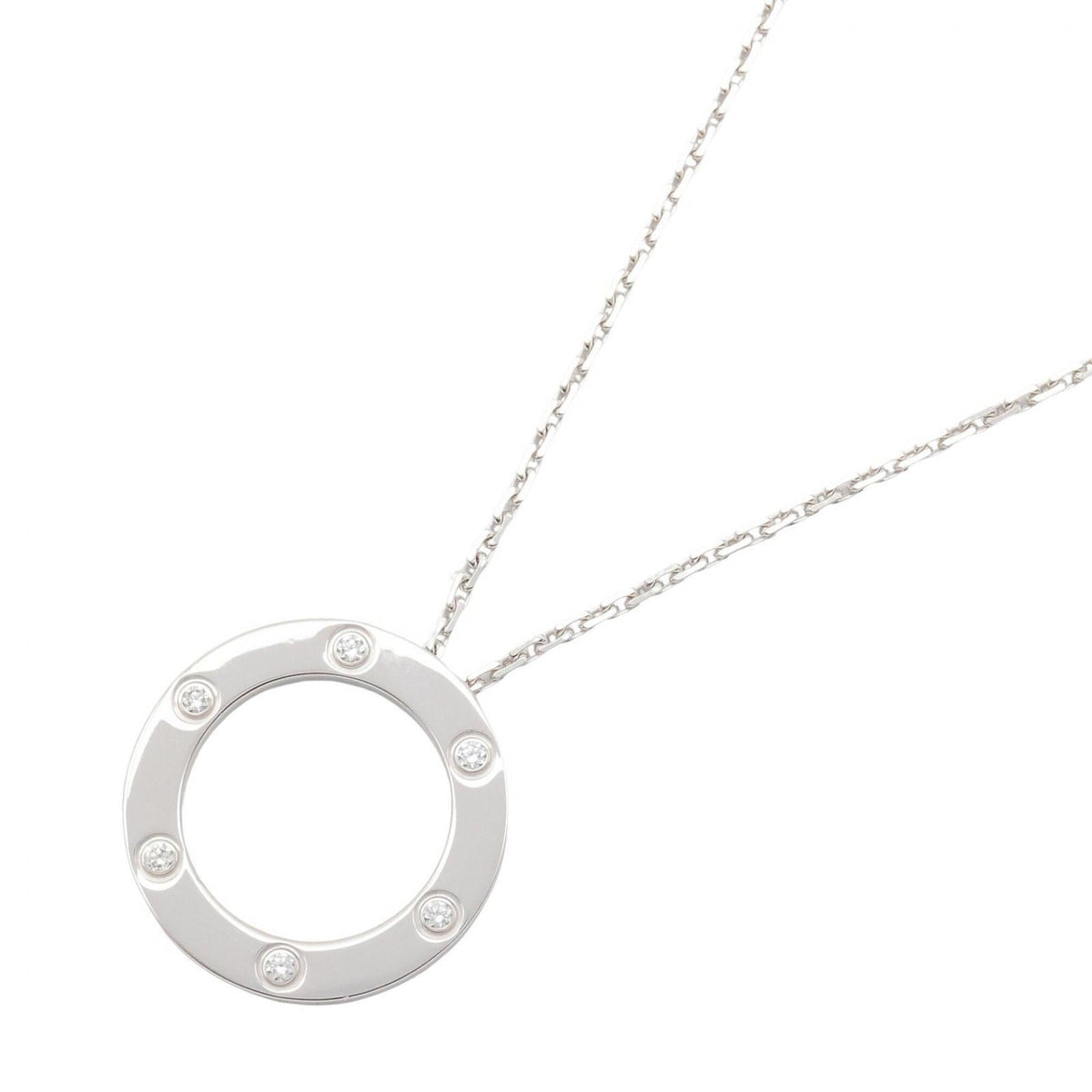 Cartier Pendant Necklace 18K White Gold With Diamond