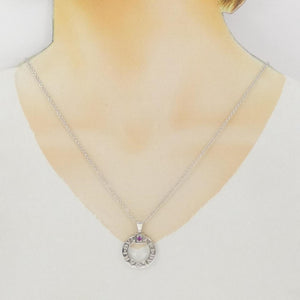 Bvlgari Pendant Necklace 18K White Gold with Sapphire - view 6