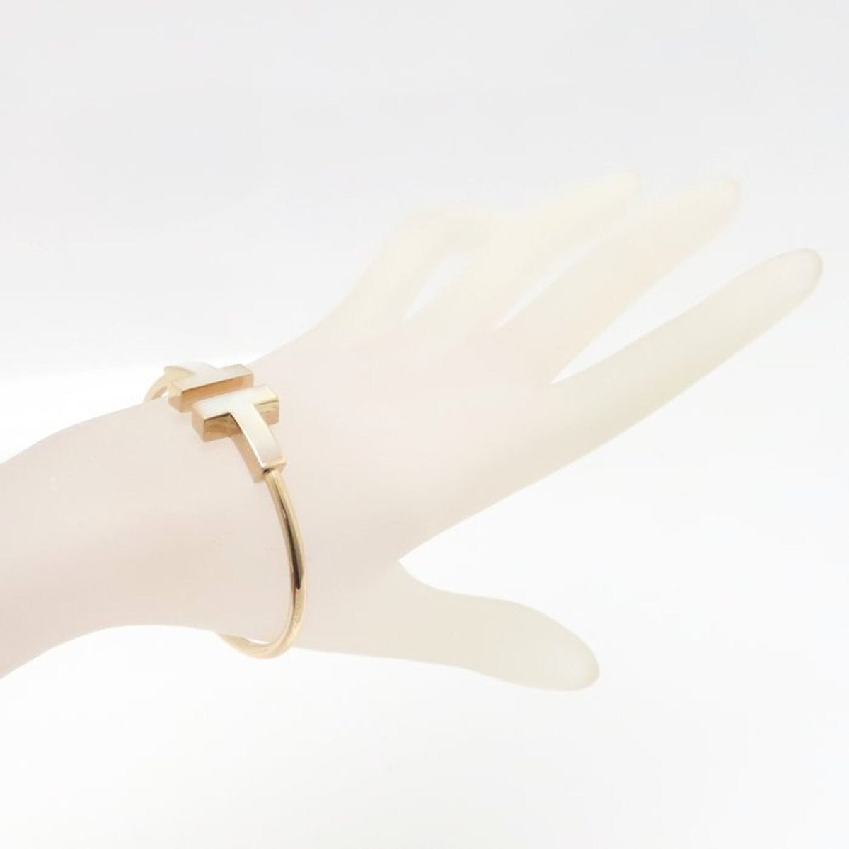 Wire Bracelet 18K Rose Gold with Mother of Pearl