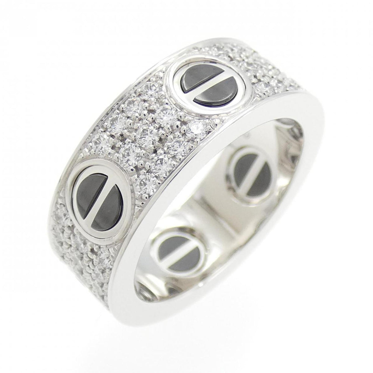 Cartier Love Ring 18K White Gold with Diamond