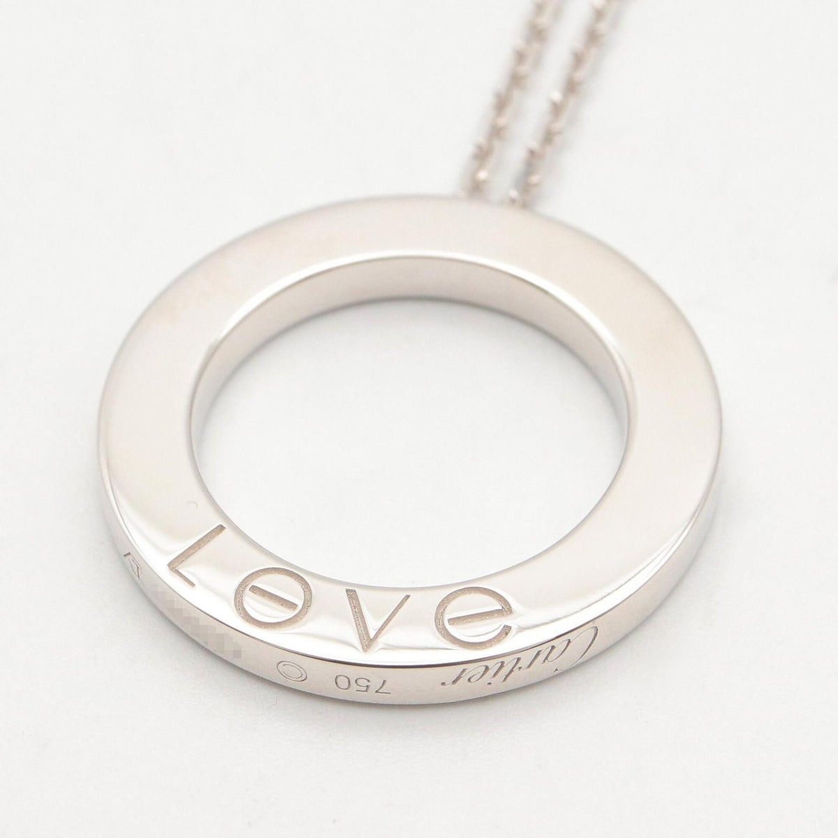 Cartier Pendant Necklace 18K White Gold With Diamond – view 4