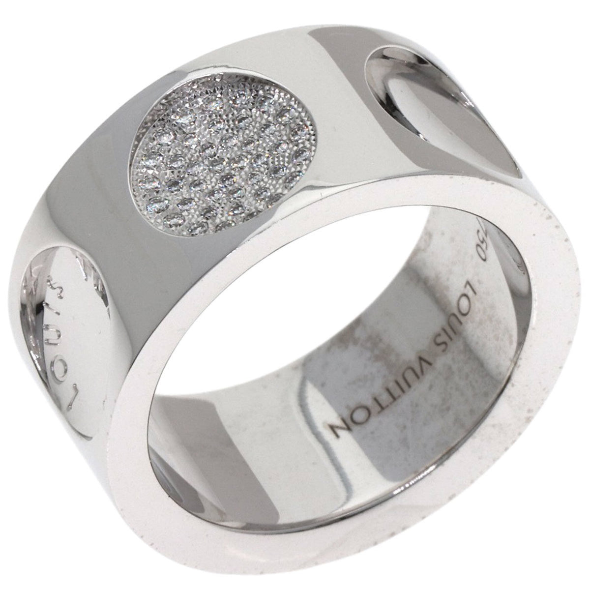 Louis Vuitton Band Ring 18K White Gold with Diamond – view 2