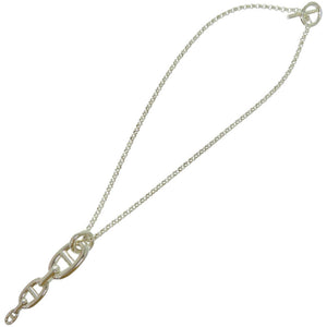 Hermes Chaine d'Ancre Pendant Necklace Sterling Silver - view 4