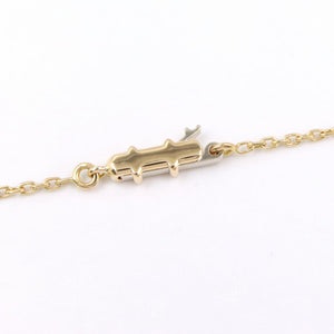 Cartier Dragon Mini Wish Knot Pendant Necklace 18K Yellow Gold with Diamond - view 4