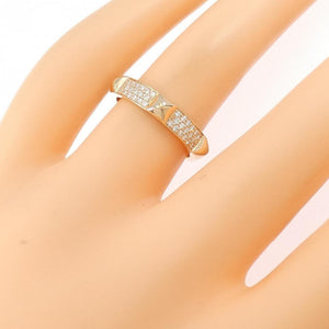 Hermes Clou de H Ring 18K Rose Gold with Diamond - view 4