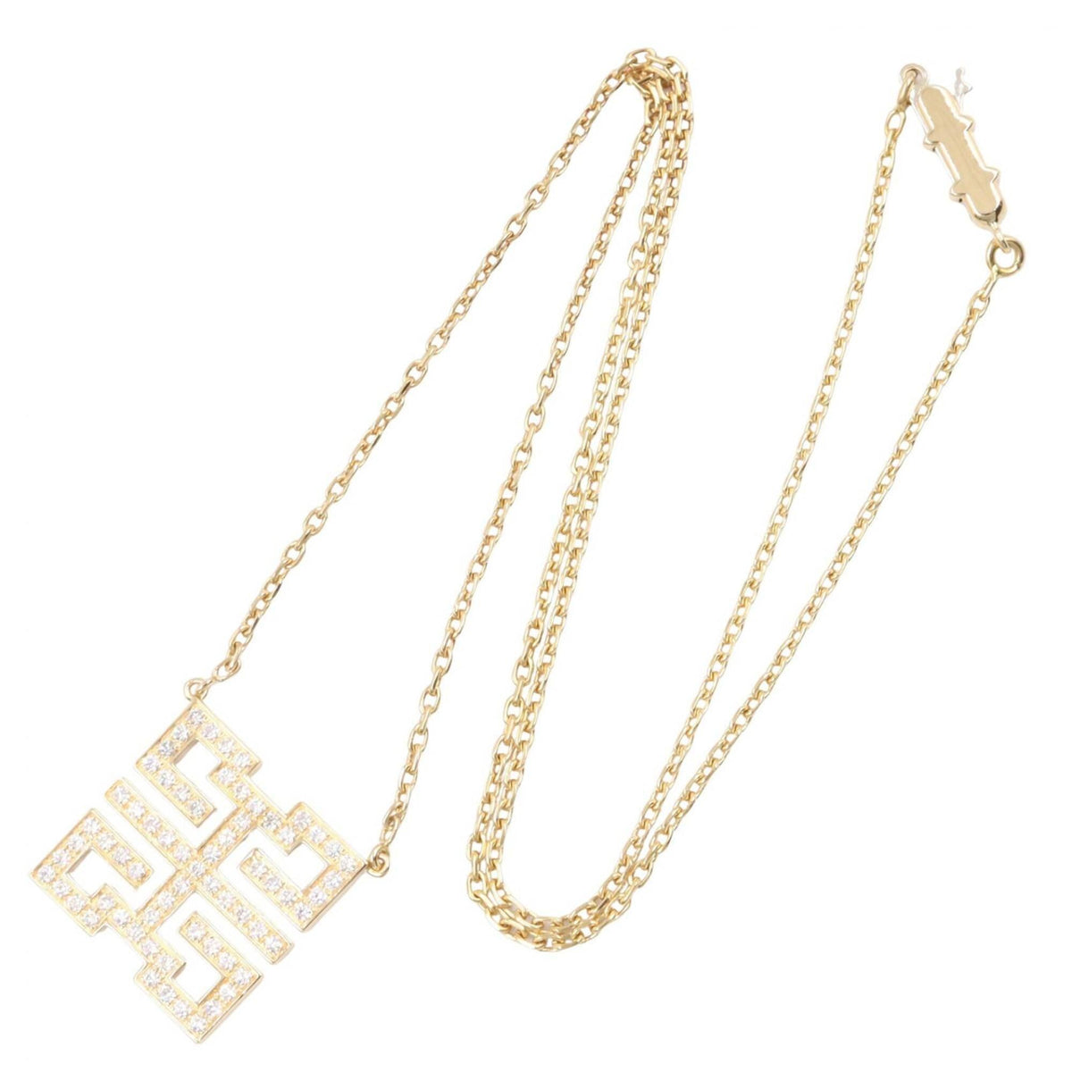 Cartier Dragon Mini Wish Knot Pendant Necklace 18K Yellow Gold with Diamond – view 2