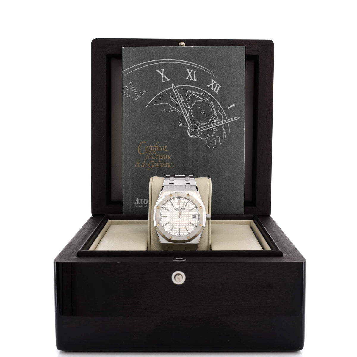 Royal Oak Extra-Thin White Automatic Watch Stainless Steel 39