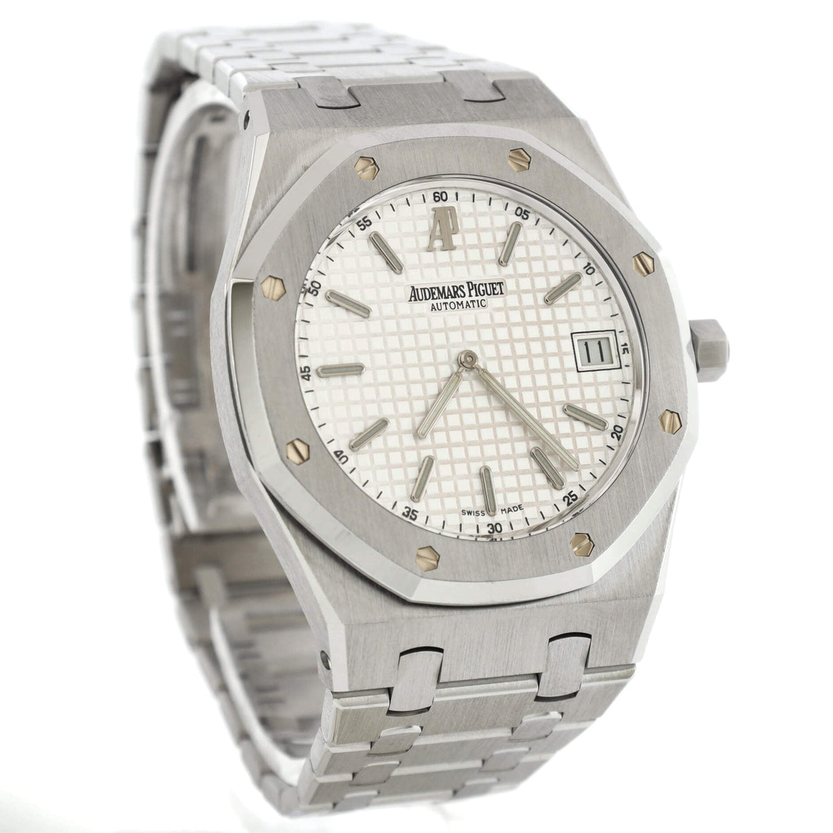 Royal Oak Extra-Thin White Automatic Watch Stainless Steel 39