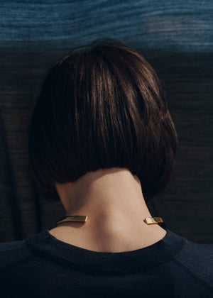Polène Éole Necklace - 24 carat gold-gilded - view 5