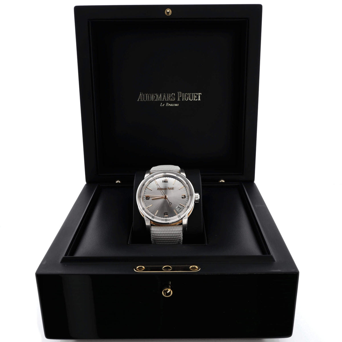 Code 11.59 Automatic Watch White Gold and Rose Gold with Rubber 41