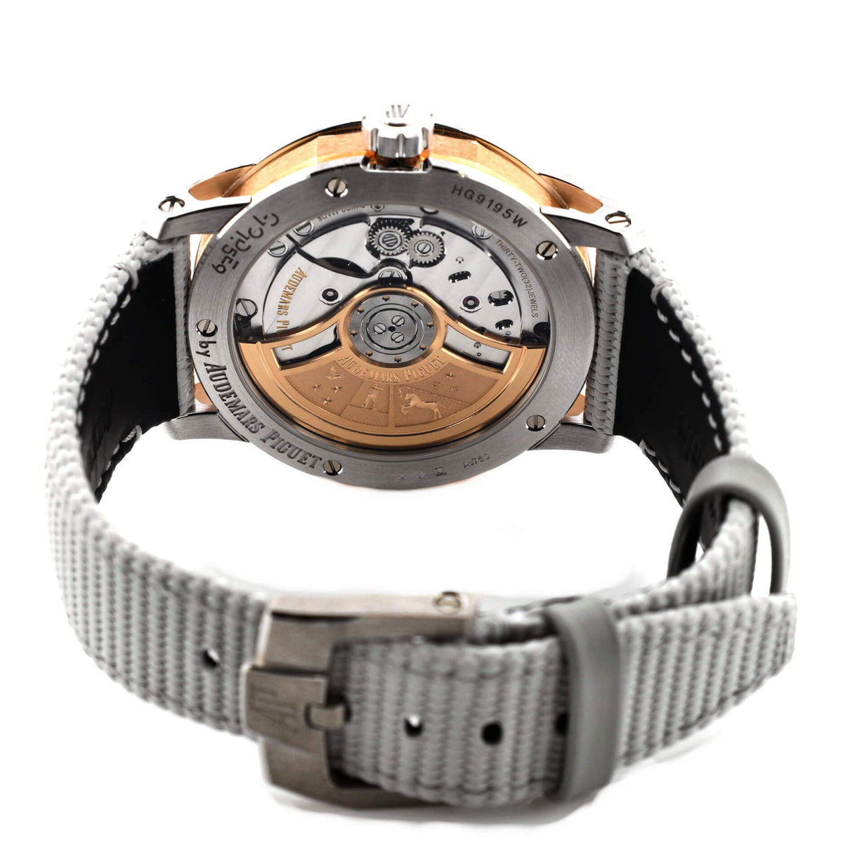 Code 11.59 Automatic Watch White Gold and Rose Gold with Rubber 41