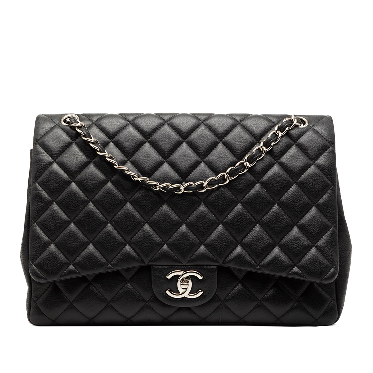 Chanel Classic Double Flap Bag Quilted Lambskin Maxi