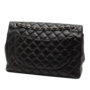 Chanel Classic Double Flap Bag Quilted Lambskin Maxi - view 2