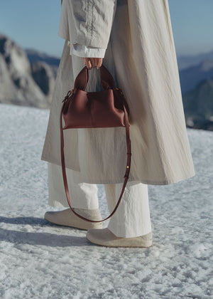 Polène Numéro Neuf Mini - Textured Black Cherry - view 4