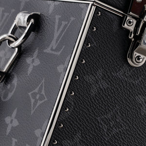 Louis Vuitton Trunk Shoulder Bag Monogram Eclipse Split Canvas Mini - view 6