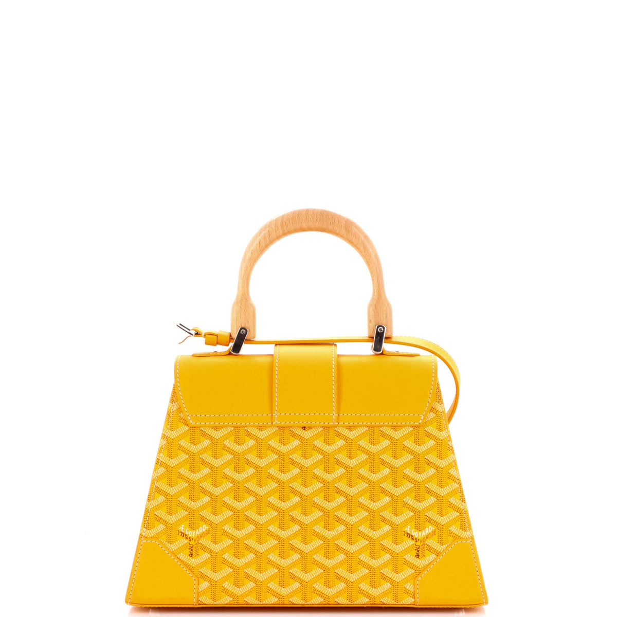Saigon Top Handle Bag Coated Canvas with Leather PM