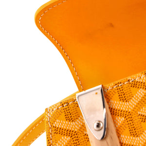 Goyard Saigon Top Handle Bag Coated Canvas with Leather PM - view 6