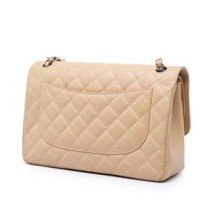 Chanel Classic Double Flap Bag Quilted Caviar Jumbo - view 2