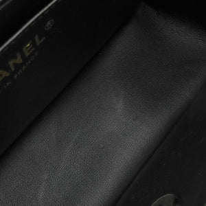 Chanel Classic Single Flap Top Handle Bag Quilted Lambskin Mini - view 8