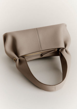 Polène Numéro Neuf East West - Textured Taupe - view 4